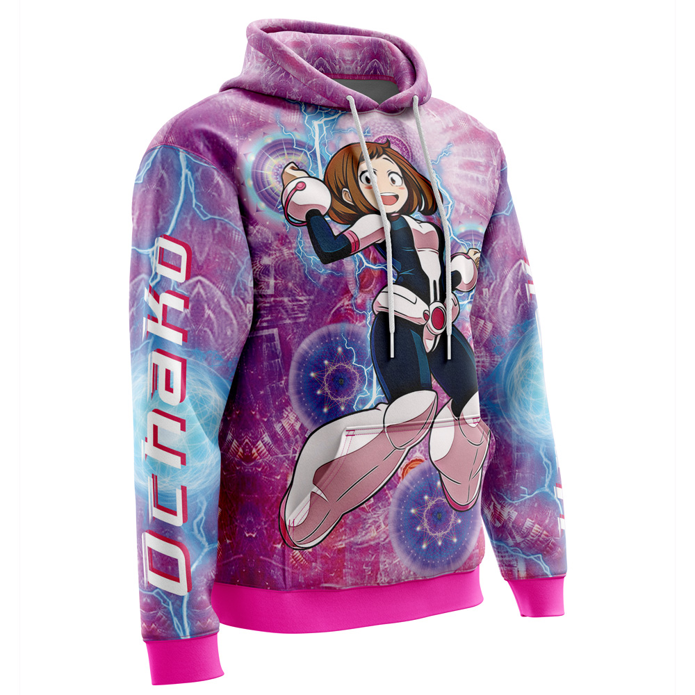 Buildercar - Trippy Uraraka Ochako My Hero Academia Hoodie - Image 2
