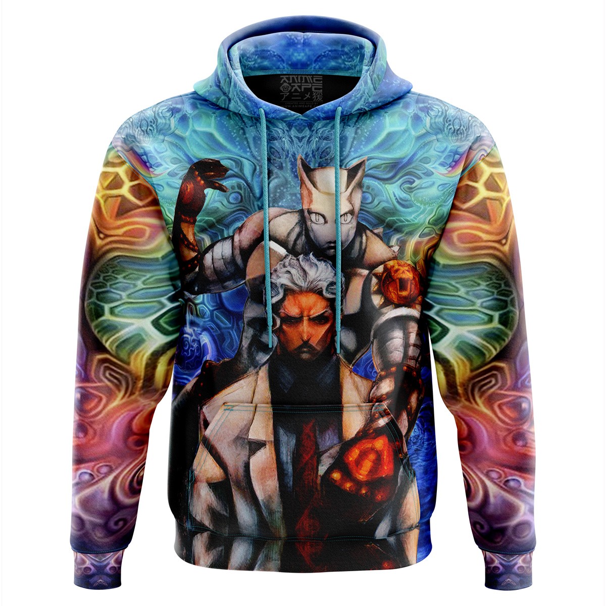 Buildercar - Trippy Yoshikage Kira Deadly Queen Jojo’s Bizarre Adventure Hoodie