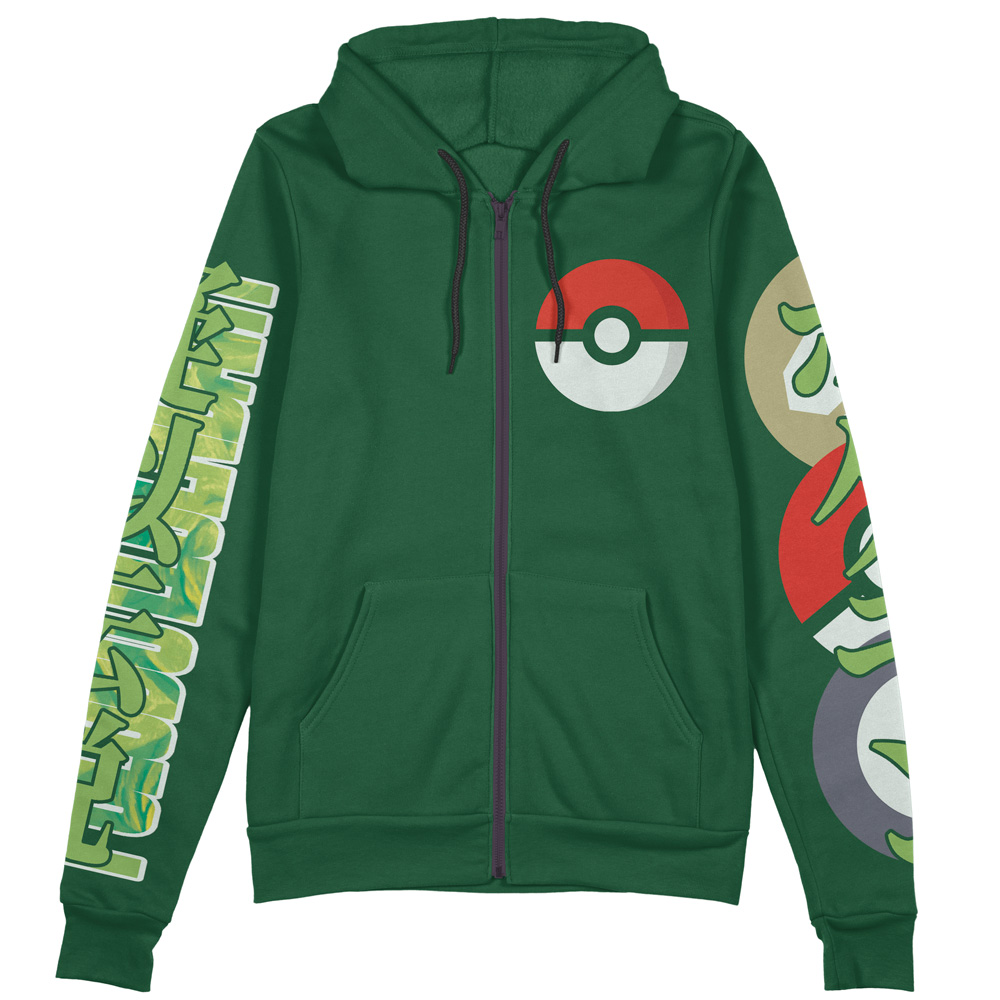 Buildercar - Tyranitar Pokemon Streetwear Zip Hoodie Jacket - Image 2