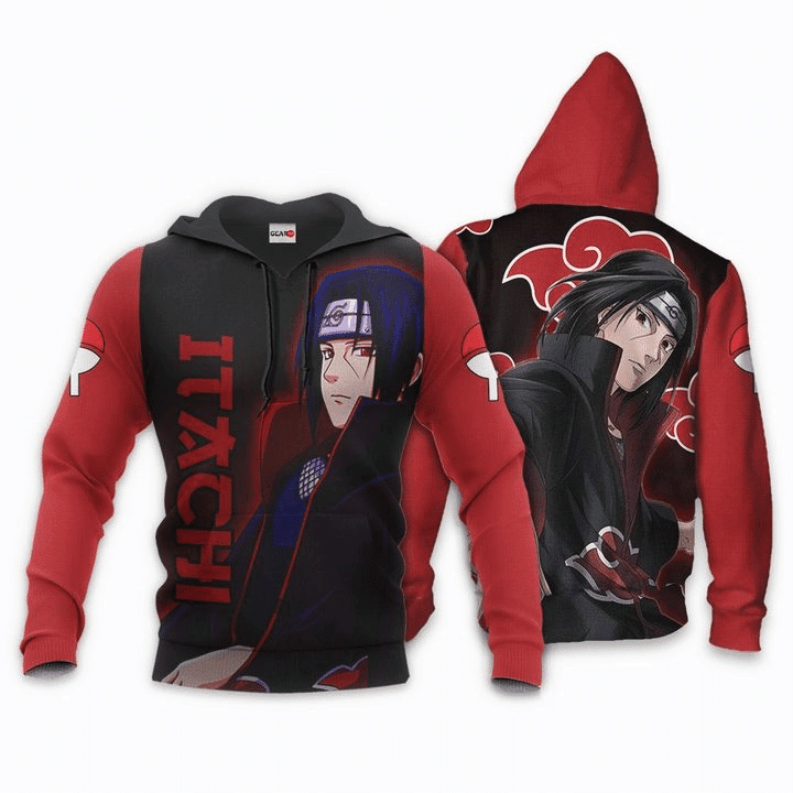 Buildercar - Uchiha Itachi Akatsuki Anime Manga For Men And Women 3d Hoodie
