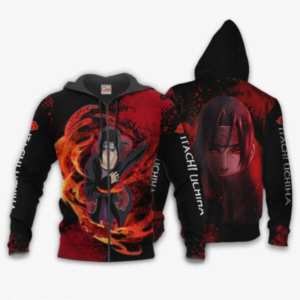 Buildercar - Uchiha Itachi Naruto Anime 2k965 Fan Gift Stylist Unisex Cartoon 3d Hoodie 2176