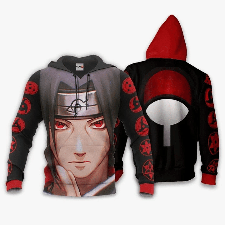 Buildercar - Uchiha Itachi Sharingan Eyes Anime Manga For Men And Women 3d Hoodie