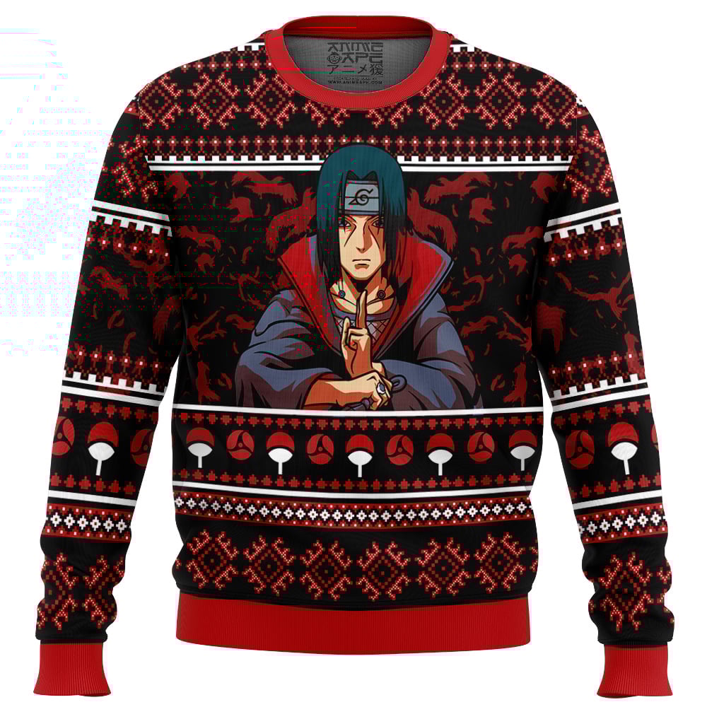 Buildercar - Uchiha Itachi V2 Shippuden Ugly Christmas Sweater