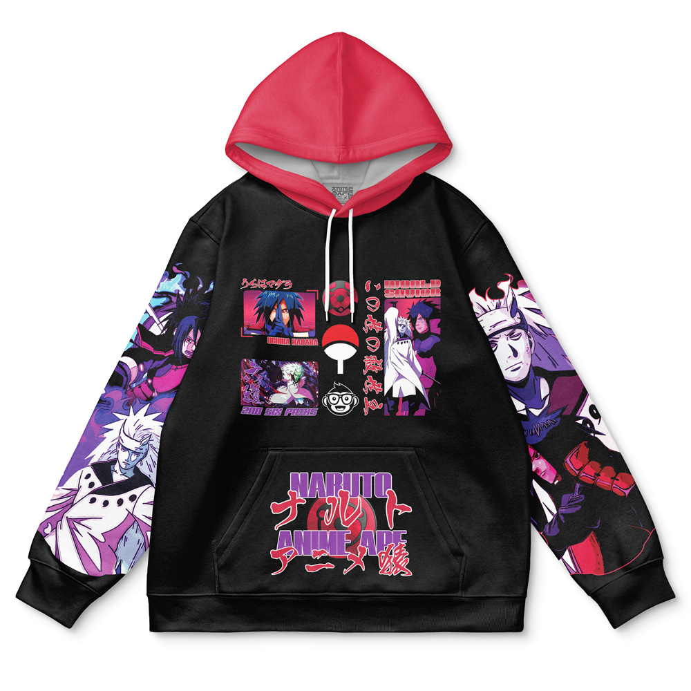 Buildercar - Uchiha Madara V3 Shippuden Streetwear Hoodie - Image 2