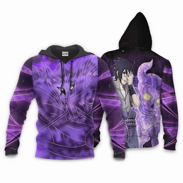 Buildercar - Uchiha Sasuke And Susanoo Anime Manga Naruto For Men And Women 3d Hoodie