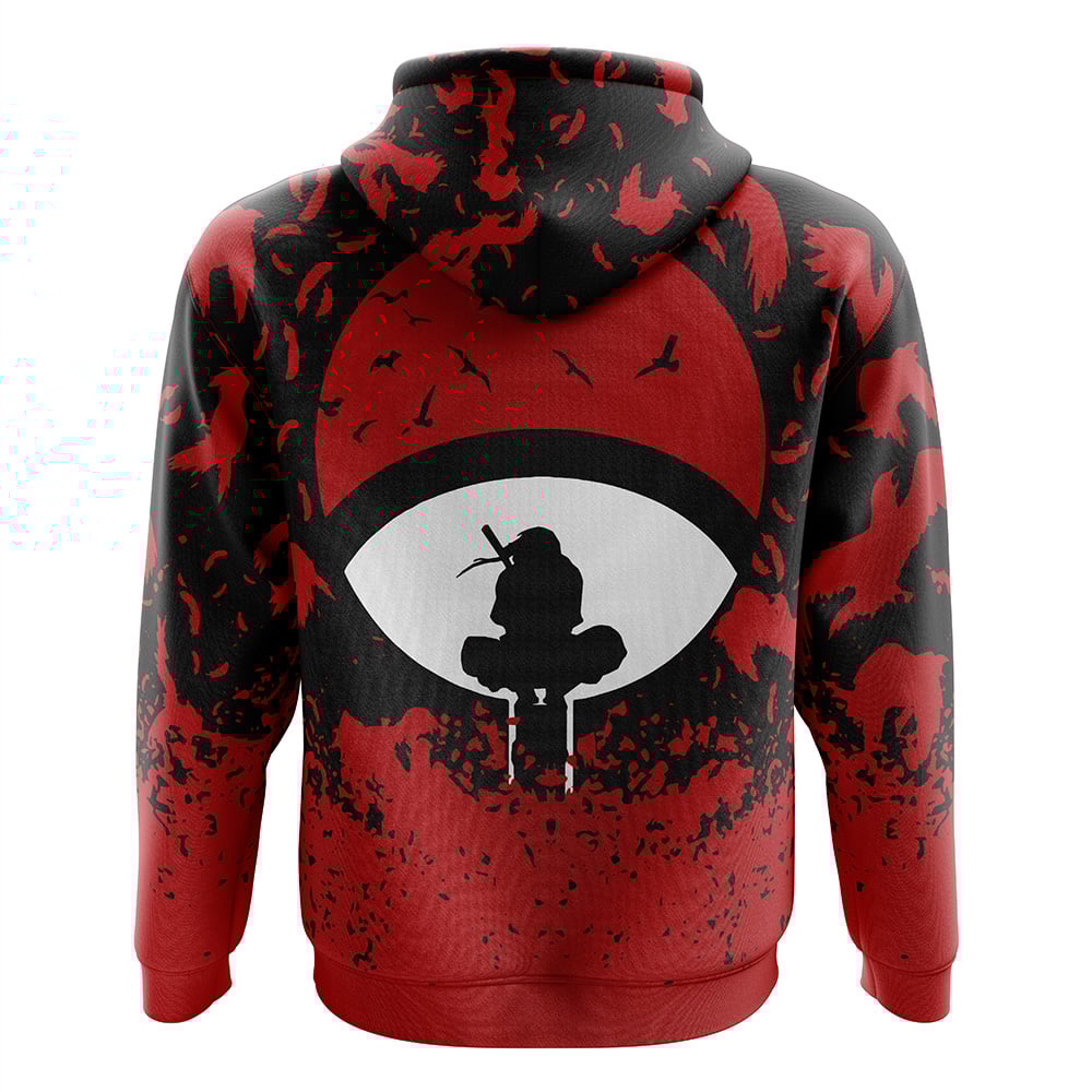 Buildercar - Uchiha Symbol Itachi Zip Hoodie Jacket - Image 2
