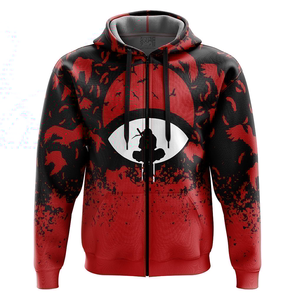 Buildercar - Uchiha Symbol Itachi Zip Hoodie Jacket