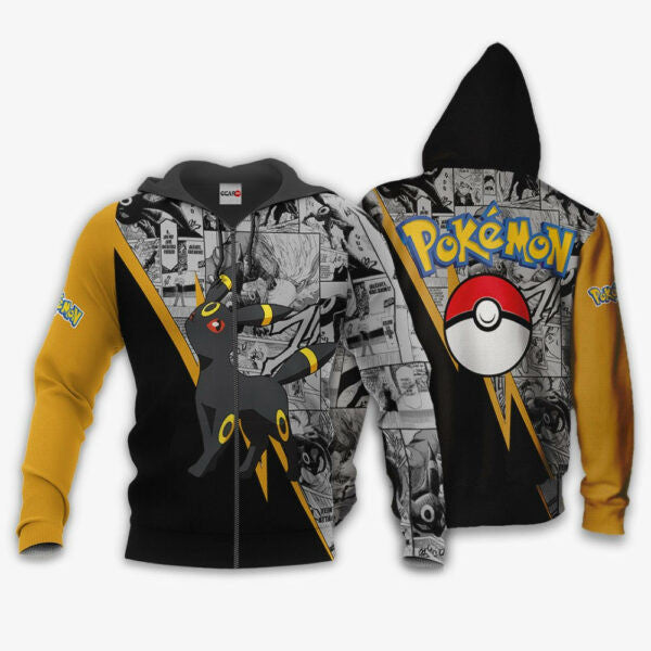 Buildercar - Umbreon Anime Pokemon Manga 1k957 Fan Gift Stylist Unisex Cartoon Graphic Outfits Aop 3d Hoodie 2026