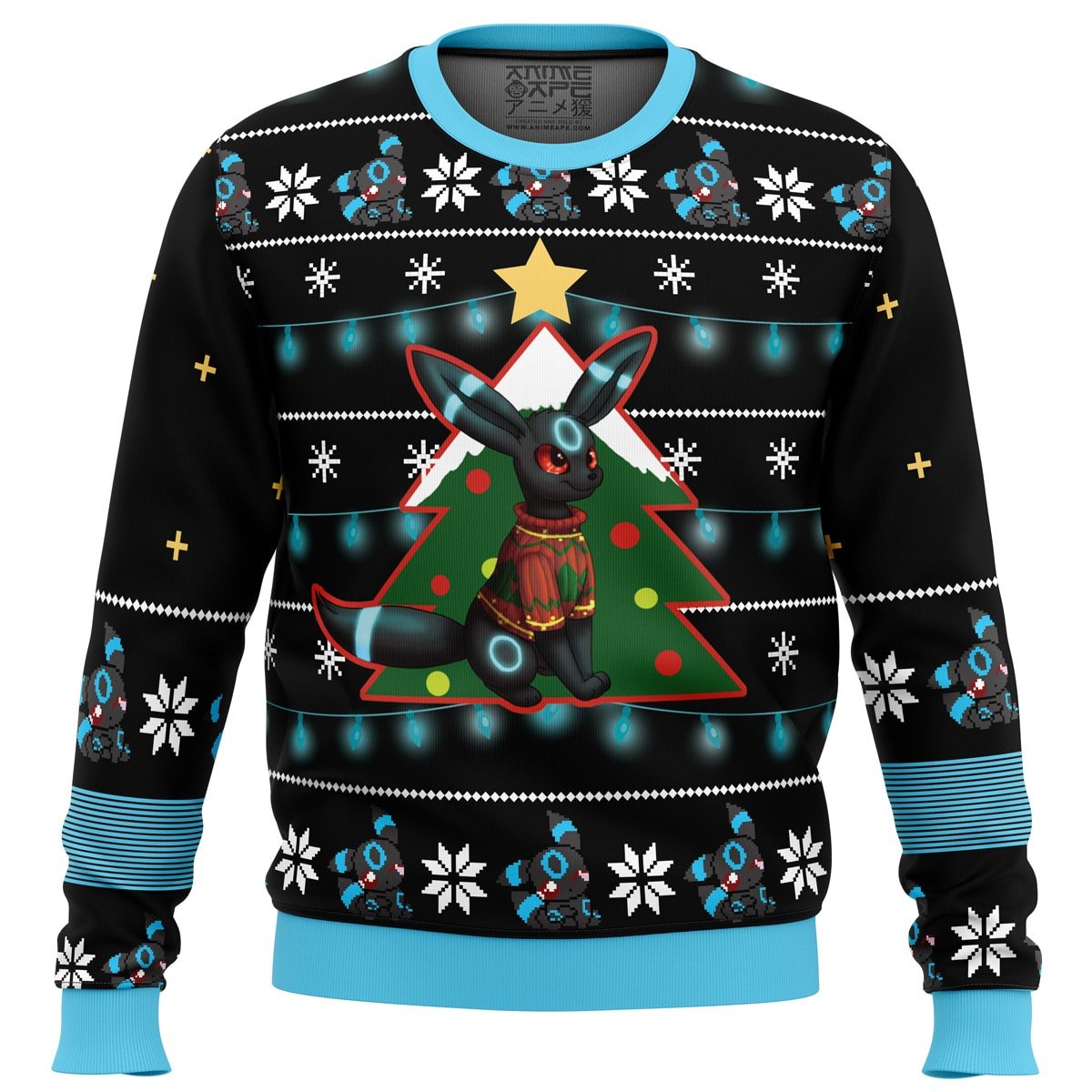 Buildercar - Umbreon Pokemon Ugly Christmas Sweater