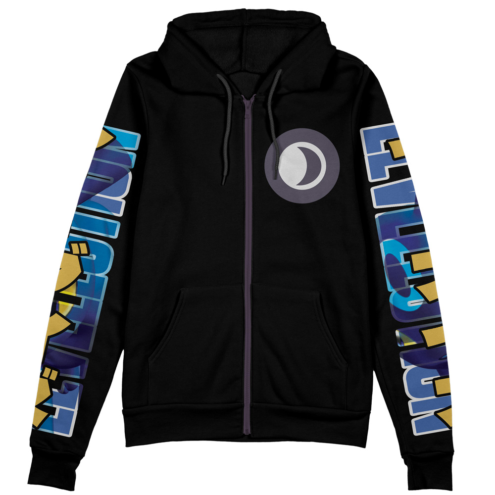 Buildercar - Umbreon V3 Pokemon Streetwear Zip Hoodie Jacket - Image 2