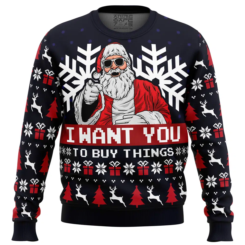 Buildercar - Uncle Santa Claus Ugly Christmas Sweater