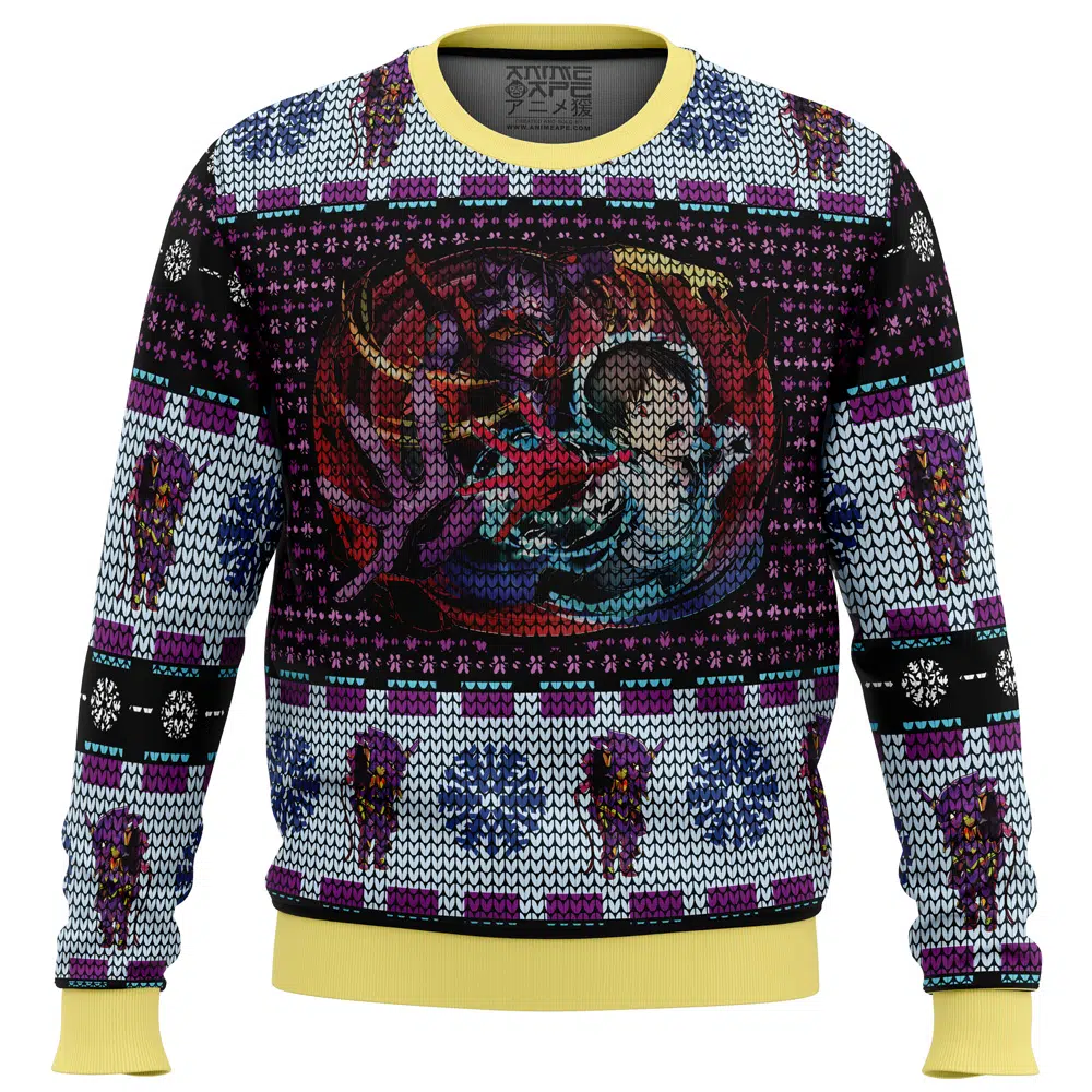 Buildercar - Unit-01 Ikari Shinji Eva Ugly Christmas Sweater