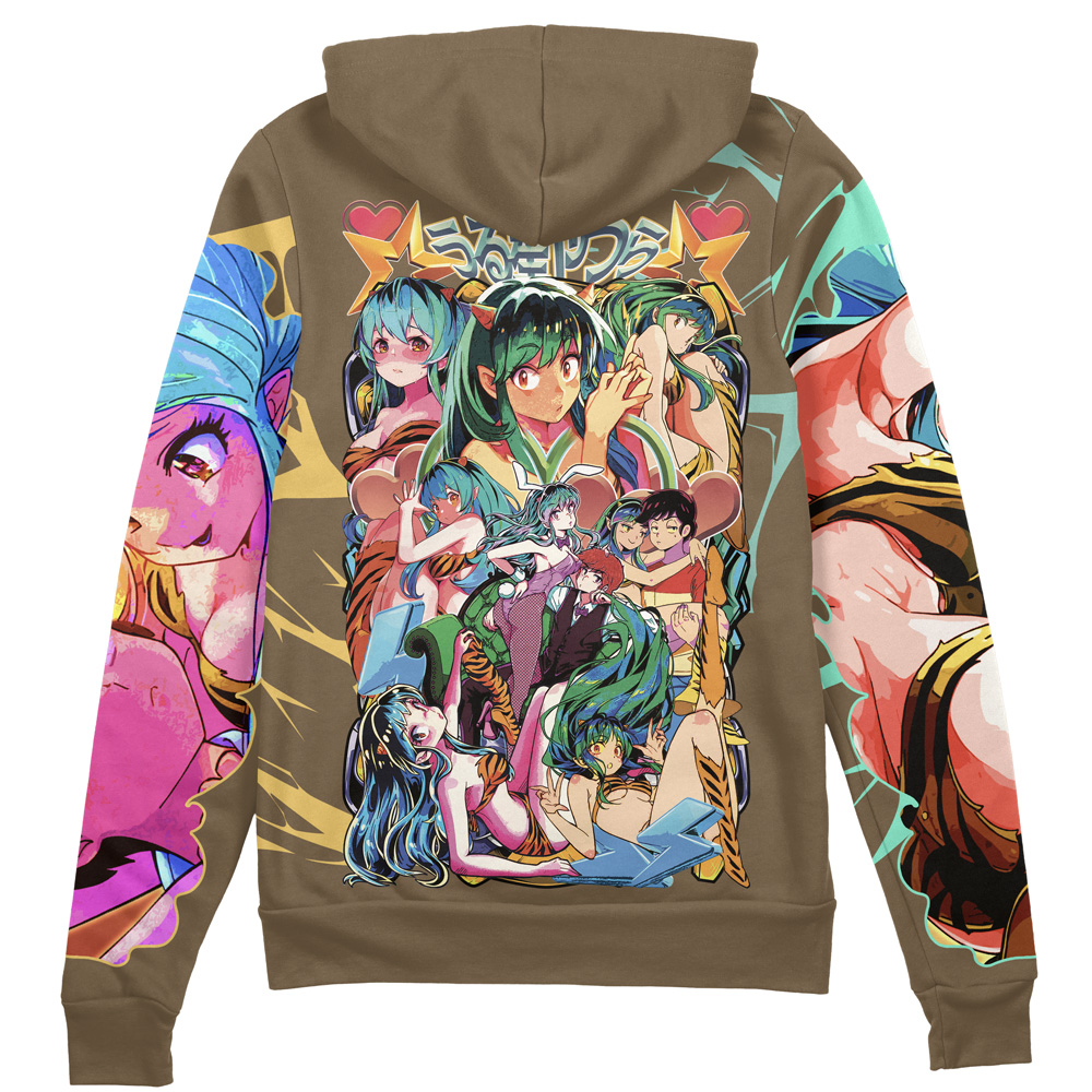 Buildercar - Urusei Yatsura Streetwear Zip Hoodie Jacket