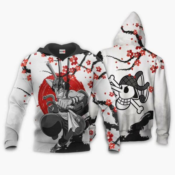 Buildercar - Usopp Japan Cherry Blossoms One Piece Anime 1k682 Fan Gift Stylist Unisex Cartoon Graphic Outfits Aop 3d Hoodie 2229