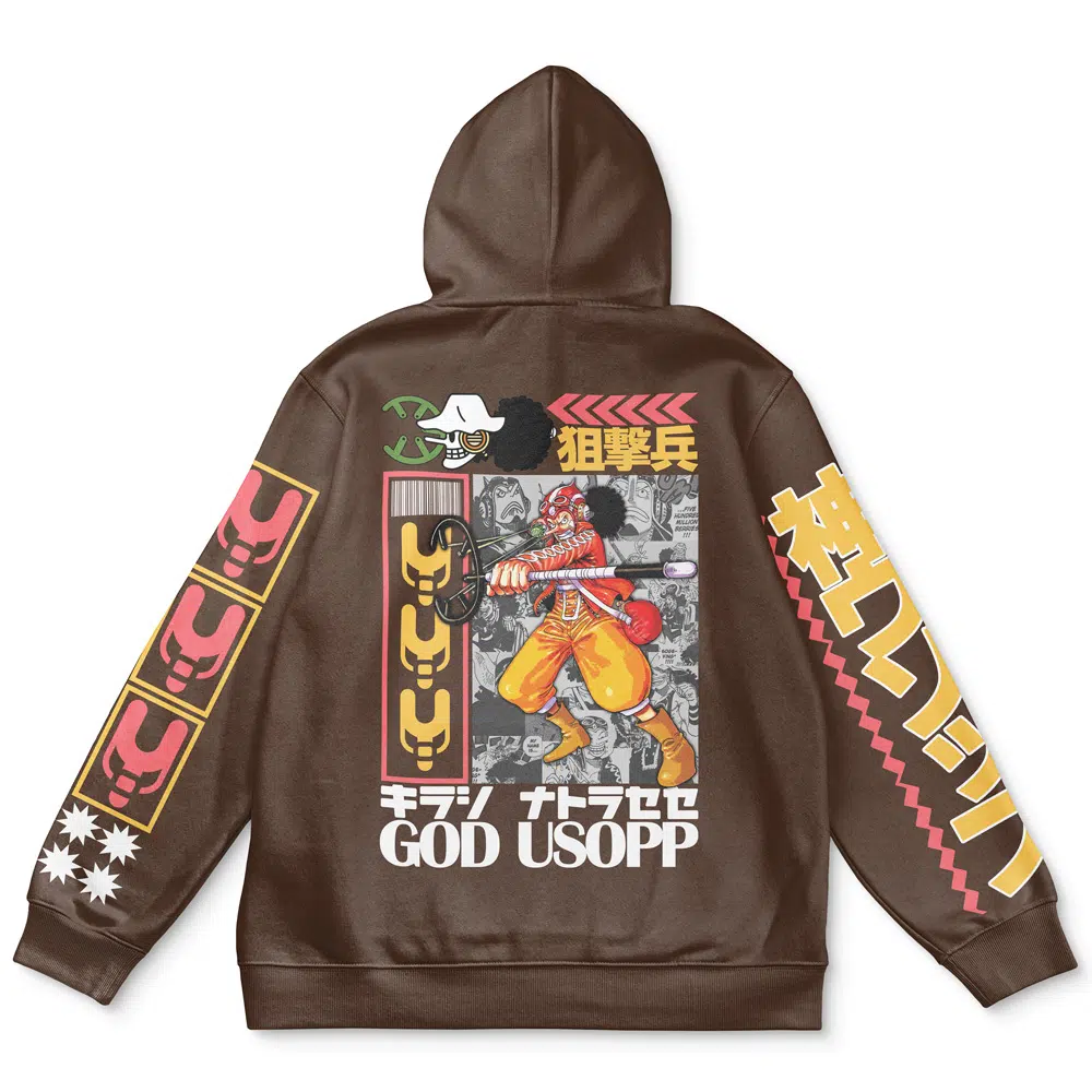 Buildercar - Usopp One Piece Streetwear Hoodie
