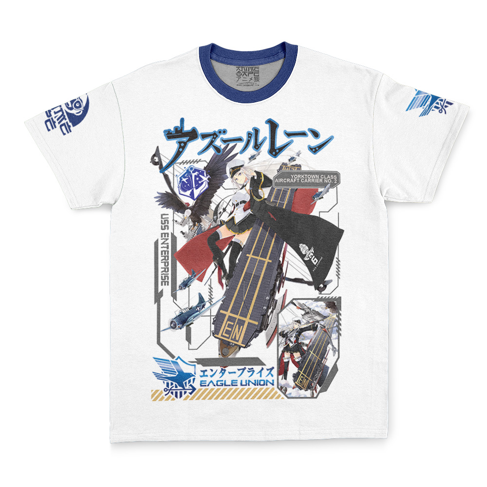 Buildercar - USS Enterprise Azur Lane Streetwear T-Shirt