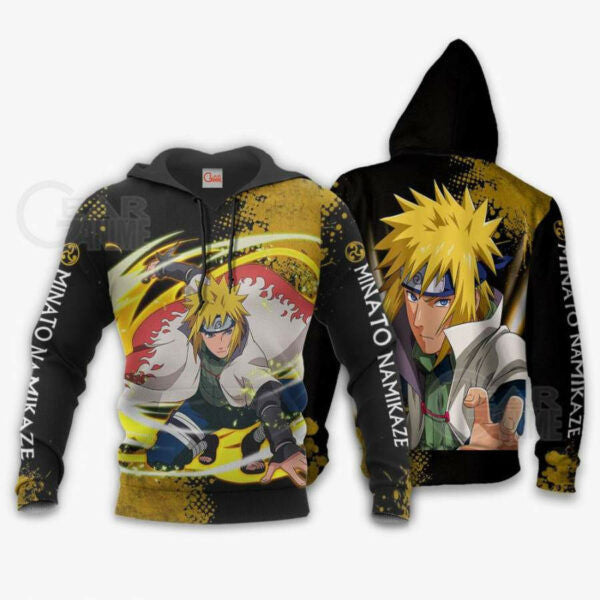Buildercar - Uzumaki Minato Naruto Manga 2k932 Fan Gift Stylist Unisex Cartoon 3d Hoodie 1994