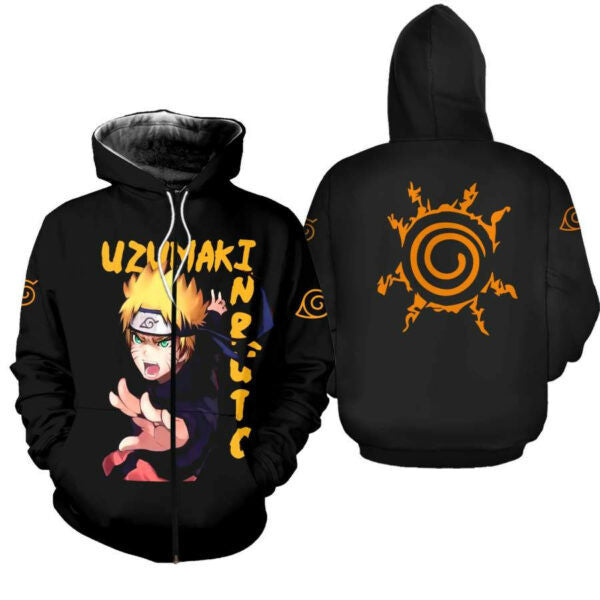 Buildercar - Uzumaki Naruto Shirt Naruto Family Symbol Anime 2k885 Fan Gift Stylist Unisex Cartoon 3d Hoodie 2826
