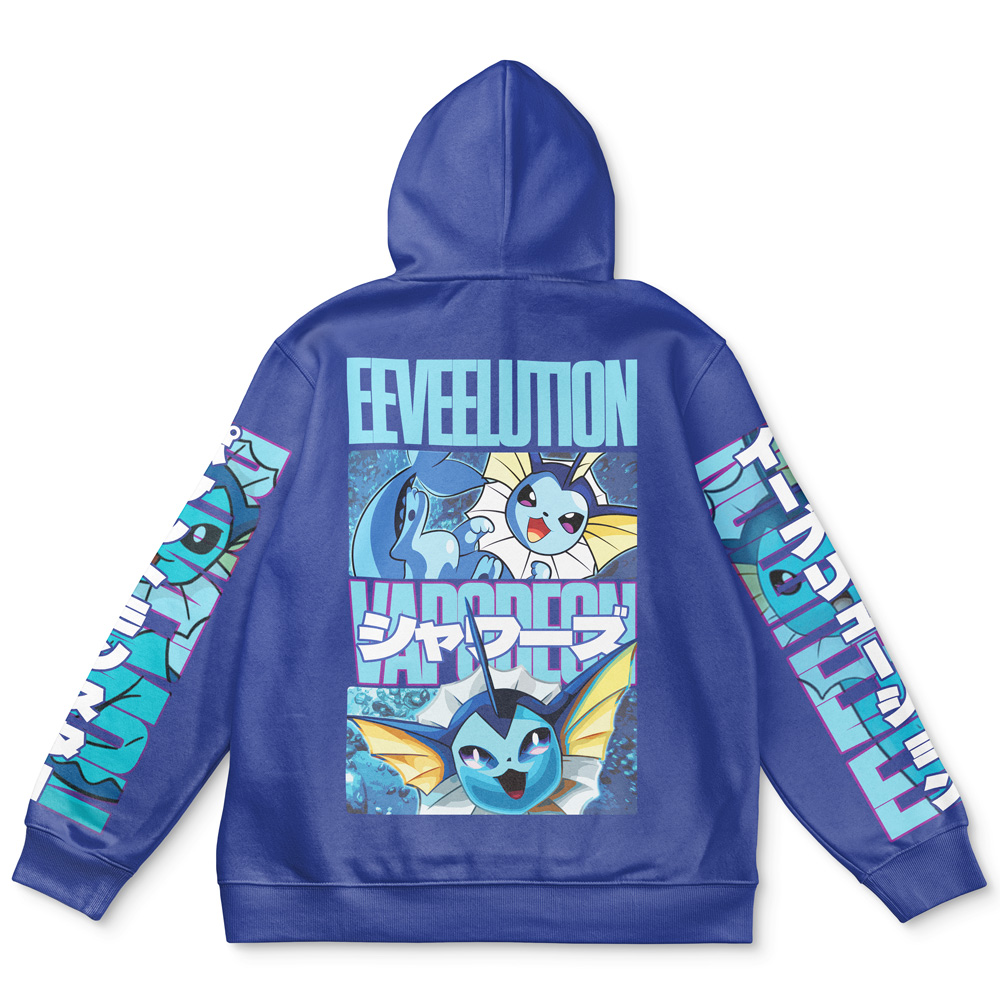 Buildercar - Vaporeon Pokemon Streetwear Hoodie