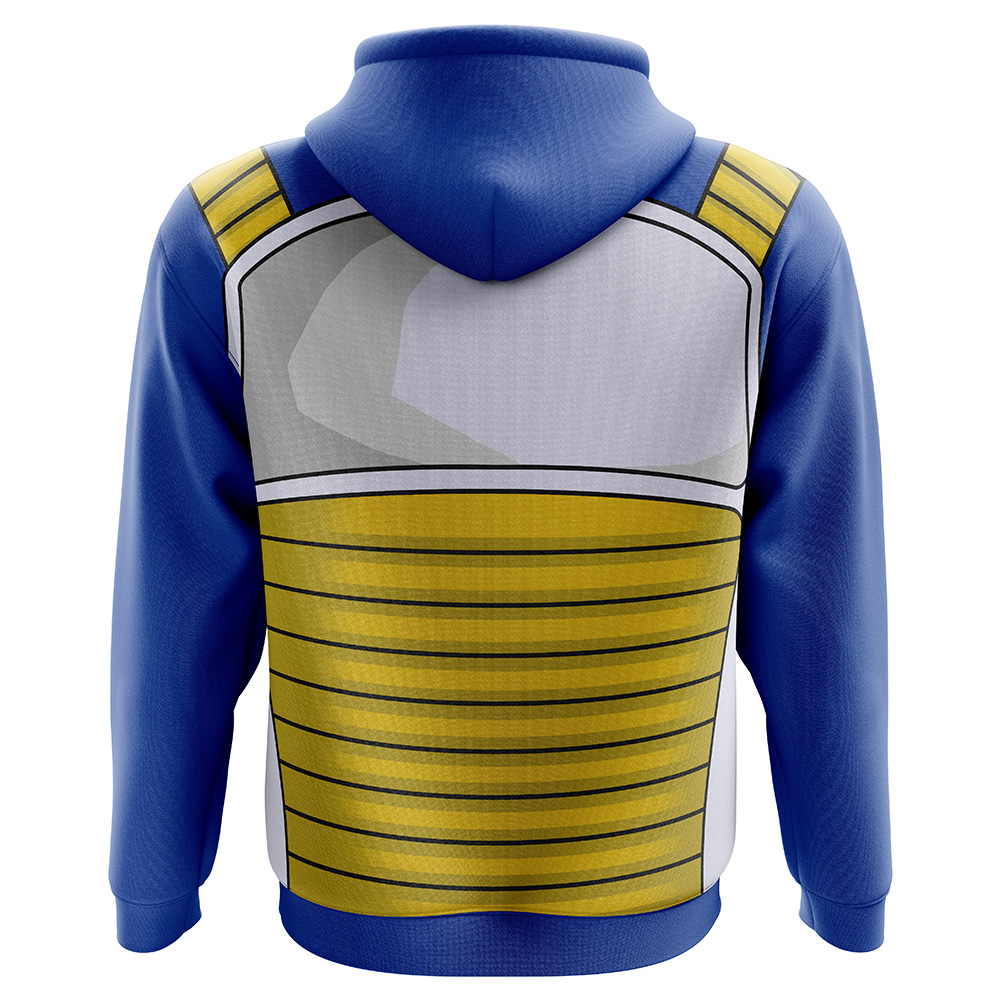 Buildercar - Vegeta Armor Dragon Ball Z Hoodie - Image 2
