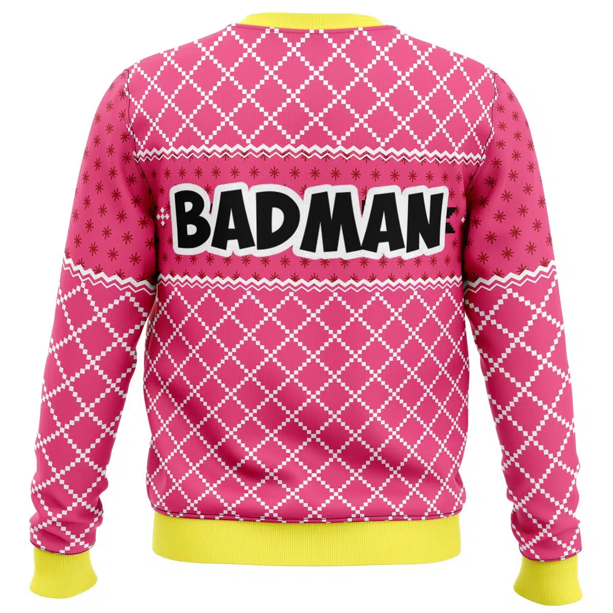 Buildercar - Vegeta Pink Badman Dragon Ball Z Ugly Christmas Sweater