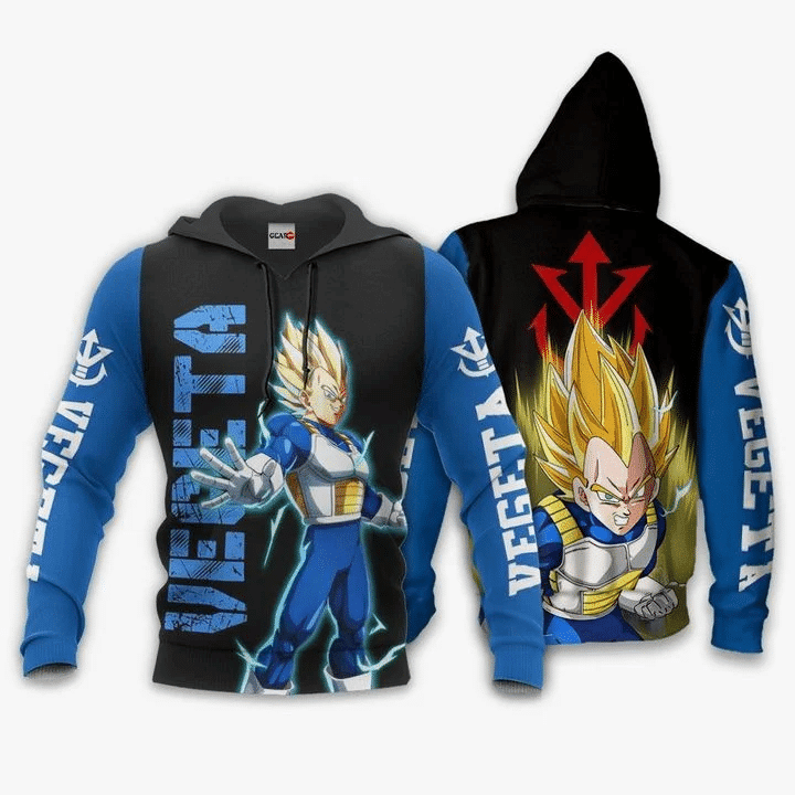 Buildercar - Vegeta Super Saiyan Dragon Ball Anime Manga For Men And Women 3d Hoodie