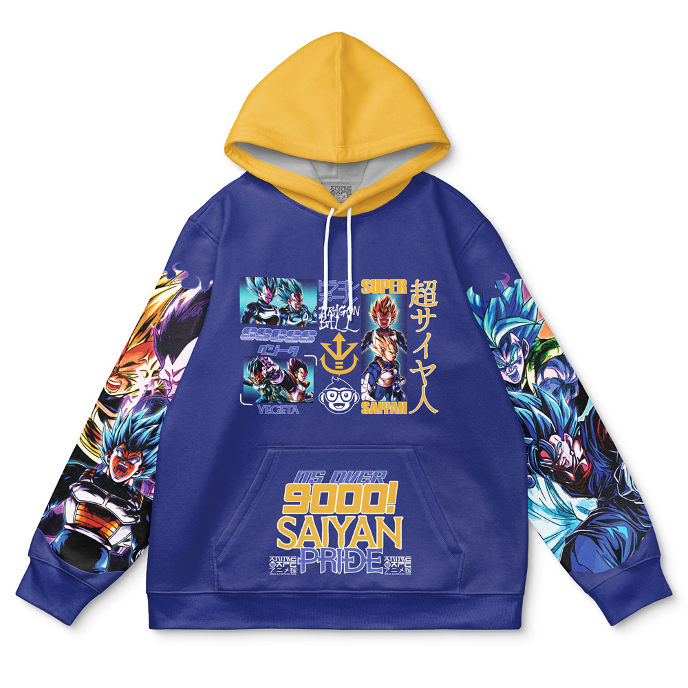 Buildercar - Vegeta V4 Dragon Ball Z Streetwear Hoodie - Image 2
