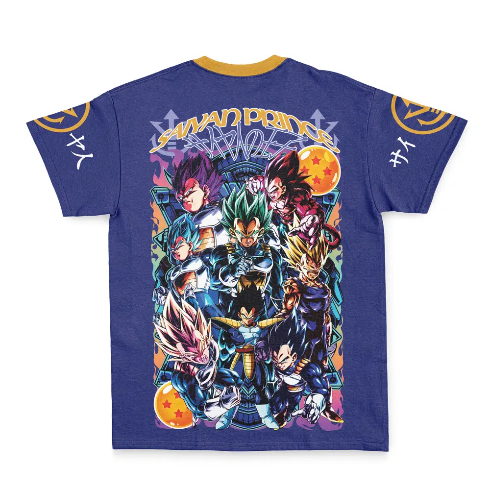Buildercar - Vegeta V4 Dragon Ball Z Streetwear T-Shirt