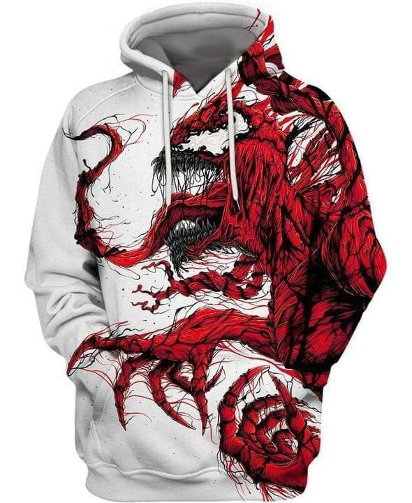Buildercar - Venom Marvel Full Printing Hoodie 3d Hoodie