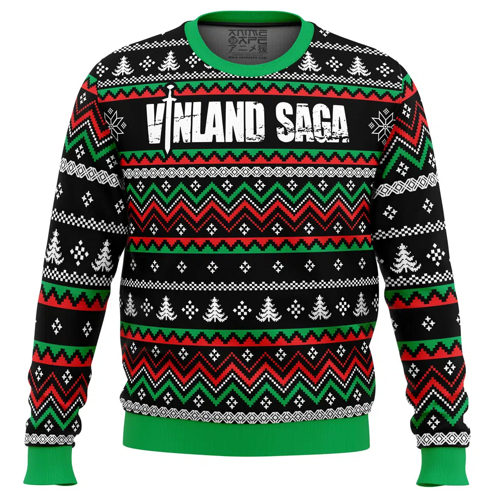 Buildercar - Viking Ship Vinland Saga Christmas Sweater