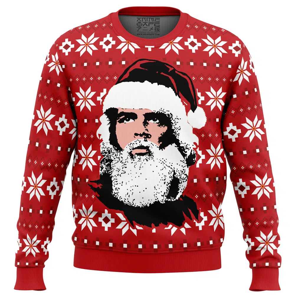 Buildercar - Viva La Navidad Santa Che Guevarra Ugly Christmas Sweater