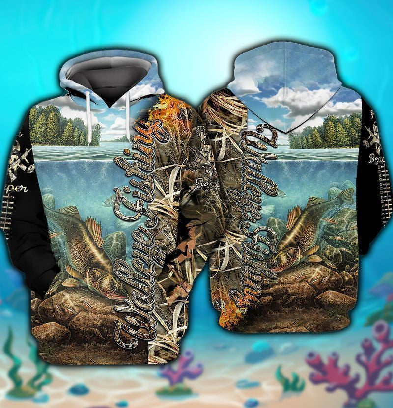 Buildercar - Waleye Fishing For Men And Women 3d Hoodie