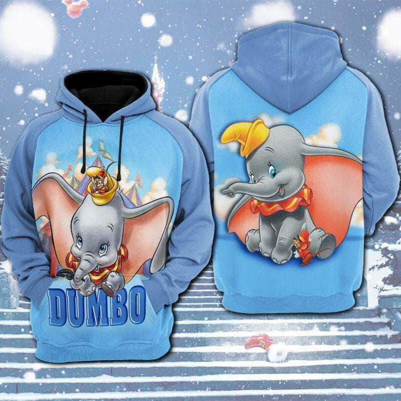 Buildercar - Walt Disney Dumbo Movie 3d Hoodie