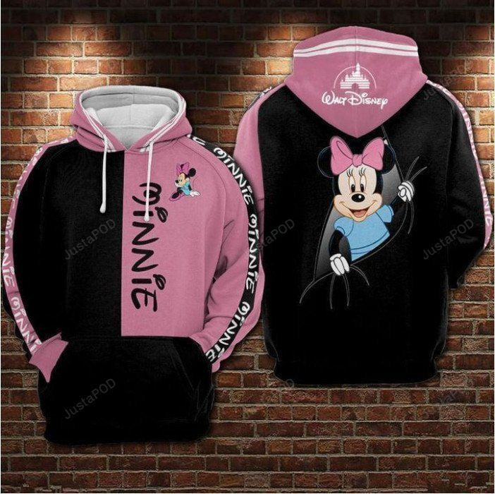 Buildercar - Walt Disney Minnie Mouse 3d All Over Print Hoodie, Hoodie