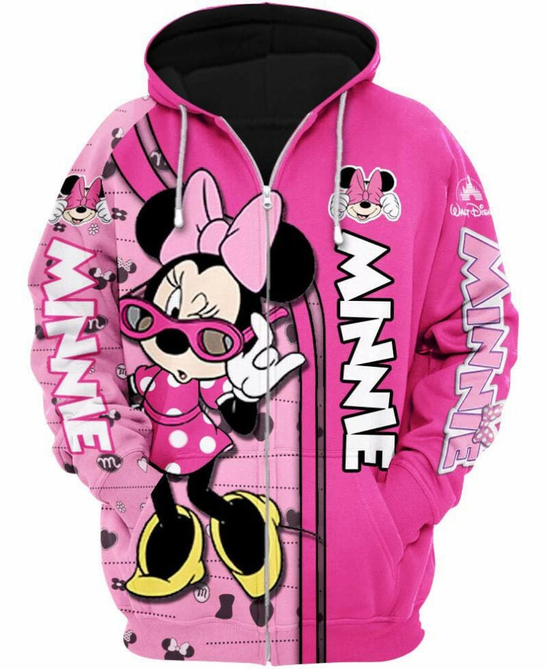 Buildercar - Walt Disney Minnie Mouse 3d Hoodie