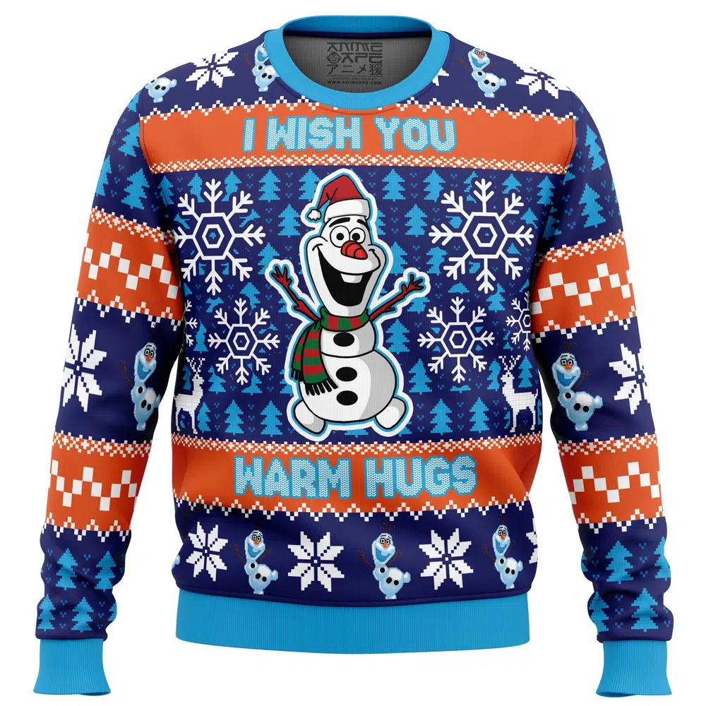 Buildercar - Warm Hugs Frozen Ugly Christmas Sweater