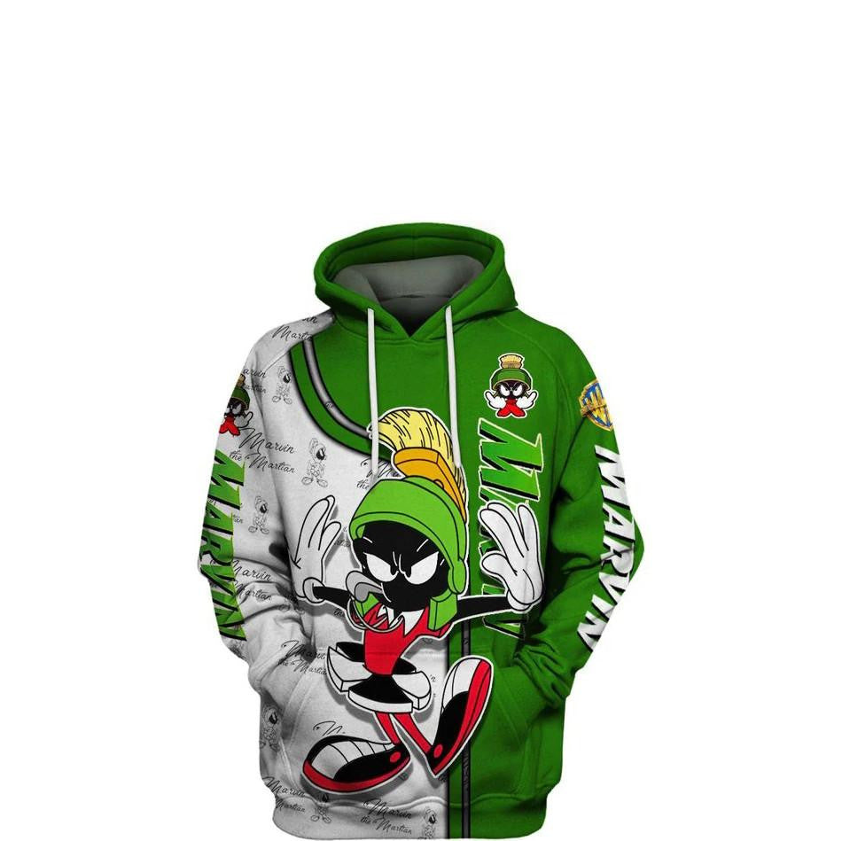 Buildercar - Warner Bros Marvin The Martian Ver11 All Over Print Hoodie