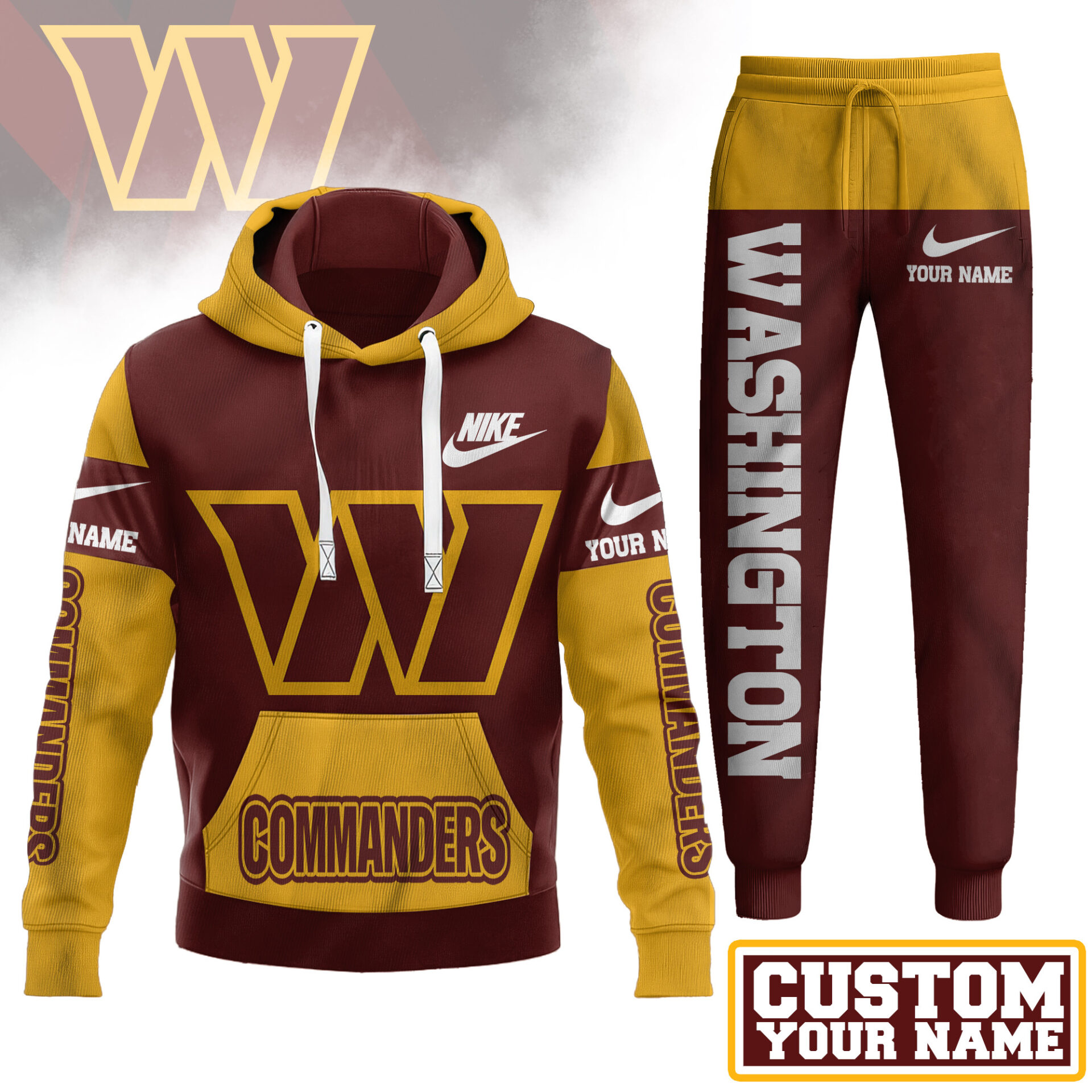 Buildercar - Washington Commanders | Premium Hoodie & Pants Set 