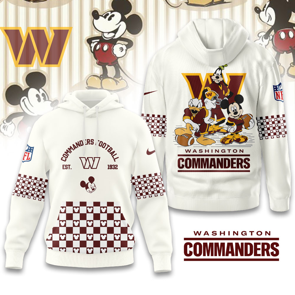 Buildercar - Washington Commanders | Premium NFL Game Day Disney Hoodie