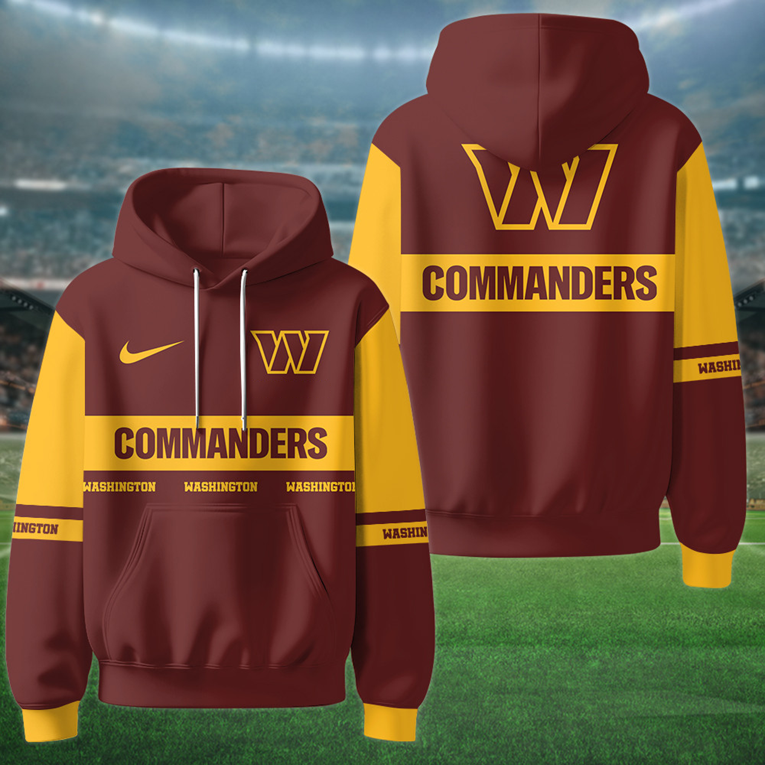 Buildercar - Washington Commanders x NFL Special Hoodie Newcastle United Style Personalized Gifts For Fan