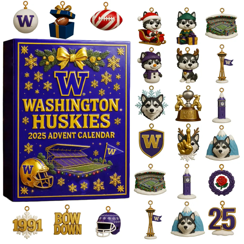 Buildercar - Washington Huskies 2025 Advent Calendar -2D Acrylic