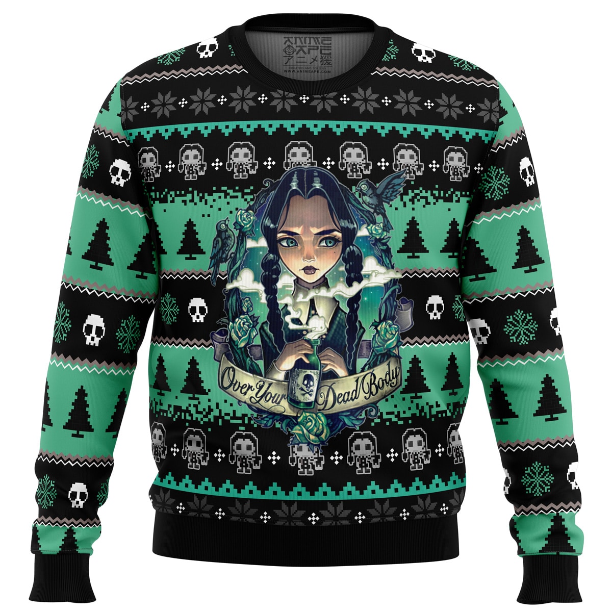 Buildercar - Wednesday Addams Ugly Christmas Sweater