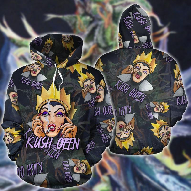Buildercar - Weed Smoking Kush Queen All Over Print Hoodie