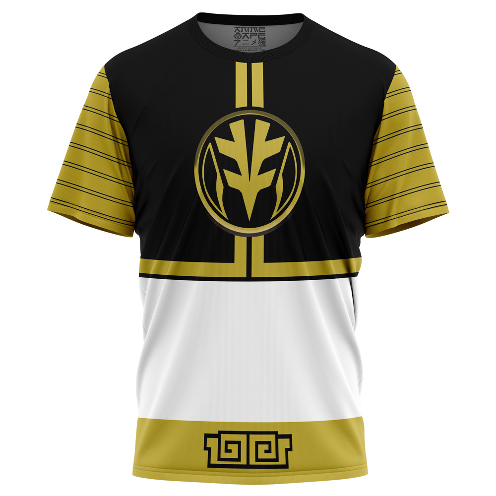 Buildercar - White Ranger Mighty Morphin Power Rangers T-Shirt