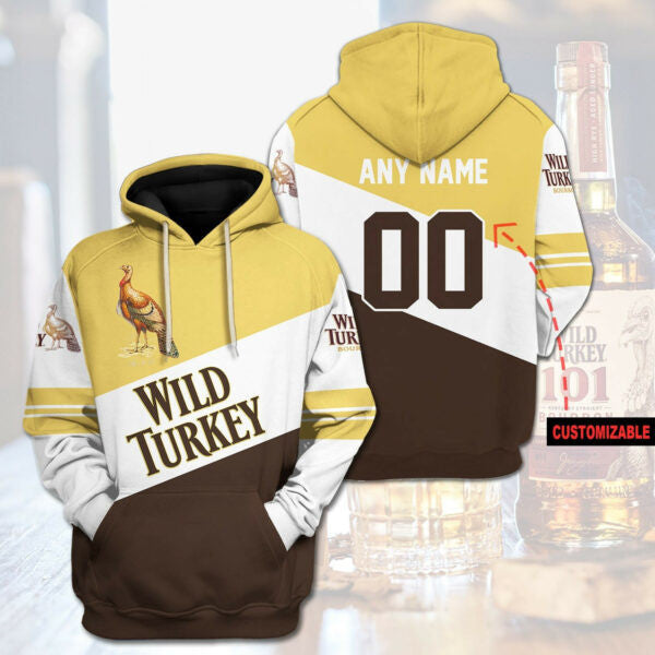 Buildercar - Wild Turkey Bourbon Personalized 3d Hoodie 2490