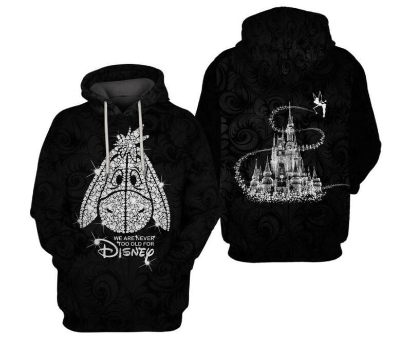 Buildercar - Winnie The Pooh Eeyore 3d Hoodie