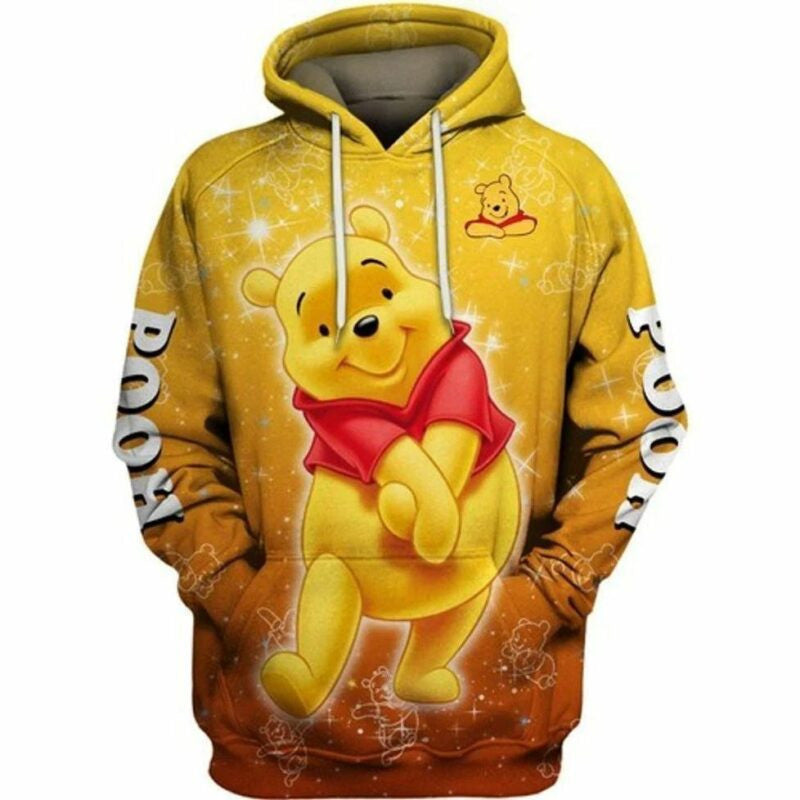 Buildercar - Winnie The Pooh Lovers 3d Hoodie