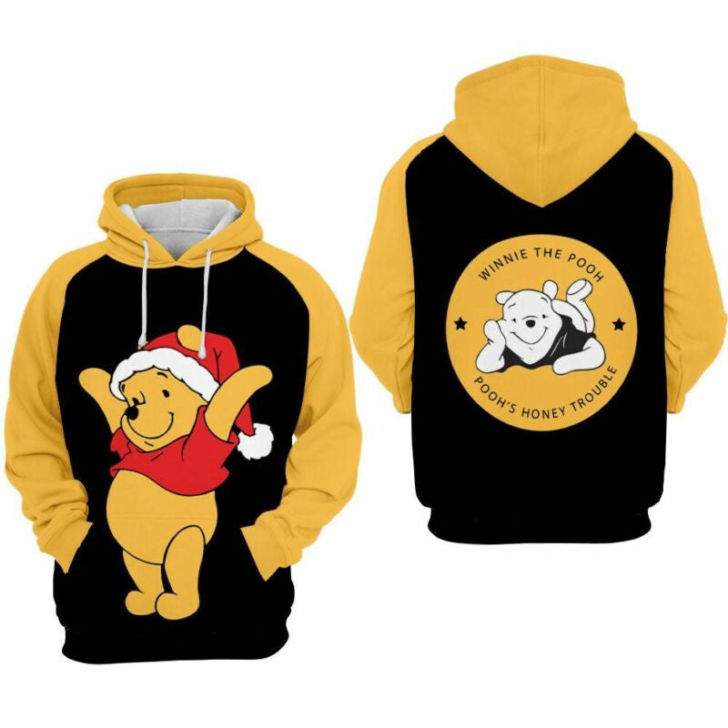 Buildercar - Winnie The Pooh Pooh's Honey Trouble Over Print 3d Hoodie