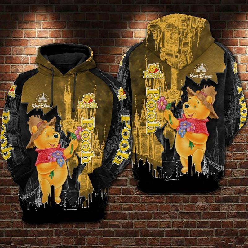 Buildercar - Winnie The Pooh Twinkle Disney Castle Over Print 3d Hoodie 18