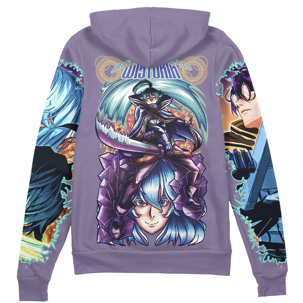 Buildercar - Wistoria Wand and Sword Streetwear Zip Hoodie Jacket